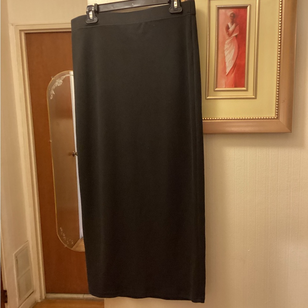 SHEIN Elegant Black Maxi Skirt SZ 2XL $12